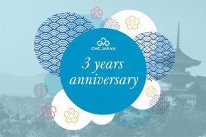CMC Japanの設立３年の記念